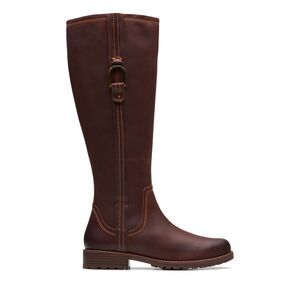 Clarks Womens Aspra HI Brown Boots (NWT)